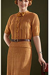 Tie Neck Knitted Dress