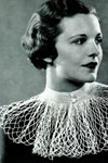 mesh net collar pattern